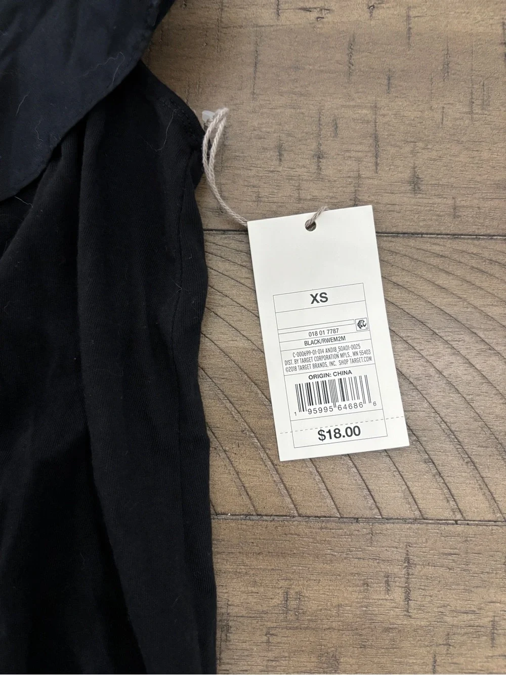 Universal Thread Black One-Shoulder Ruffle Top - Picture 3 of 3